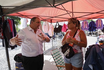 La municipalidad avanza en la puesta en valor del entorno del Hospital Iturraspe. El intendente Juan Pablo Poletti recorrió la z